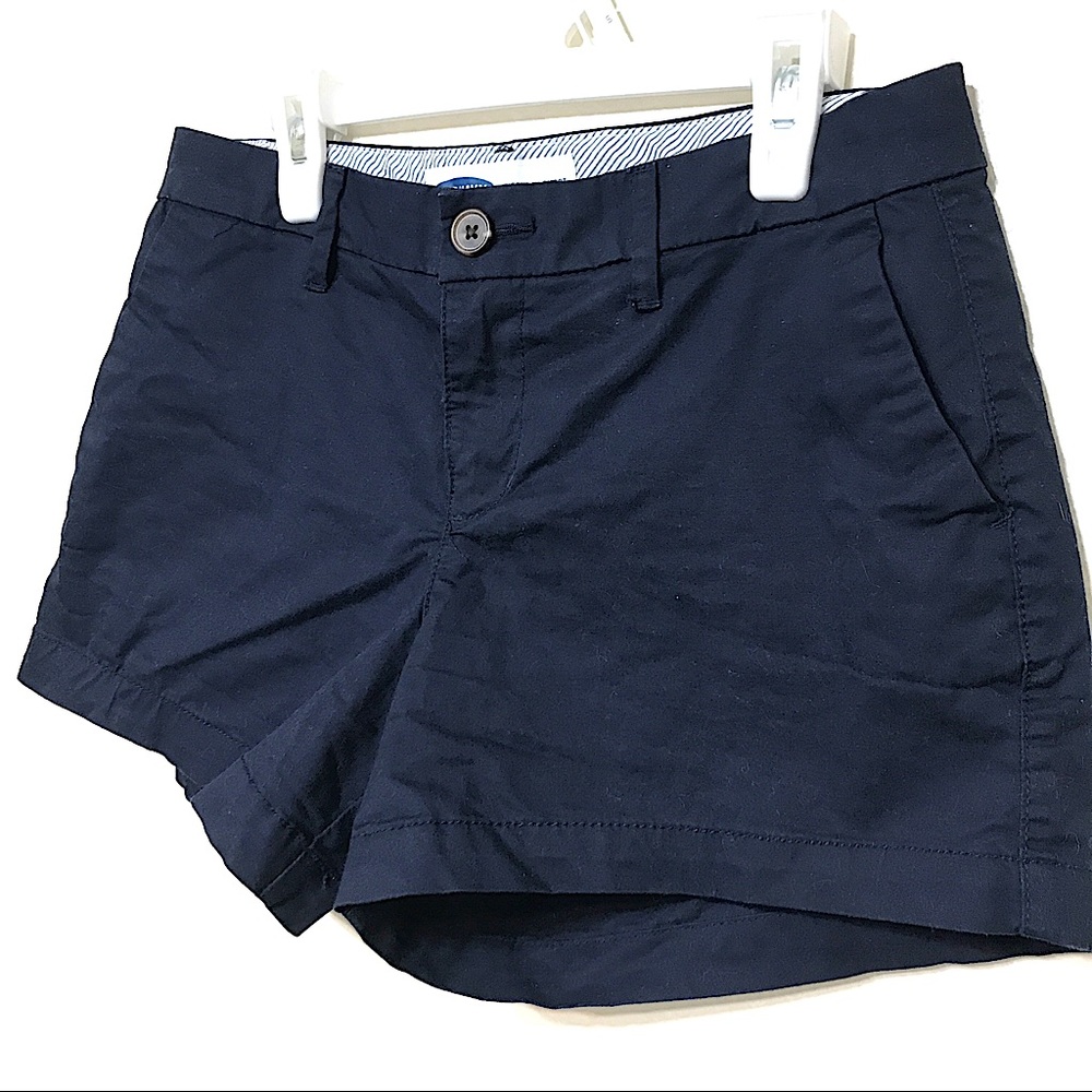 Navy Mid Rise Women’s Shorts